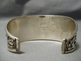 Important Vintage Native American Zuni Adeline Bowannie Turquoise Sterling Silver Bracelet-Nativo Arts