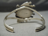 Important Detailed Vintage Native American Zuni Turquoise Sterling Silver Chief Bracelet-Nativo Arts