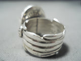 Stunning Navajo Lapis Sterling Silver Ring Native American-Nativo Arts