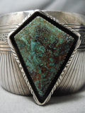 Important Sammy Graves Vintage Native American Navajo Royston Turquoise Sterling Silver Bracelet-Nativo Arts