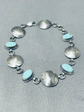 Excellent Native American Navajo #8 Turquoise Mine & Mercury Dimes Sterling Silver Bracelet-Nativo Arts