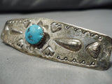 Superlative Vintage Navajo Platero Sterling Silver Native American Barrette-Nativo Arts