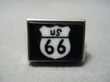 Nostalgic Route 66 Vintage Navajo Sterling Silver Native American Ring-Nativo Arts