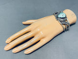 Wonderful Vintage Native American Navajo Turquoise Sterling Silver Bracelet-Nativo Arts