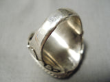 Impressive Vintage Native American Navajo Royston Turquoise Sterling Silver Old-Nativo Arts