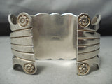 One Of Biggest Best Vintage Native American Navajo Royston Turquoise Sterling Silver Bracelet-Nativo Arts