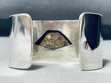 One of the Best Dinosaur Fossil Very Rare Vintage Sterling Silver Bracelet Cuff-Nativo Arts