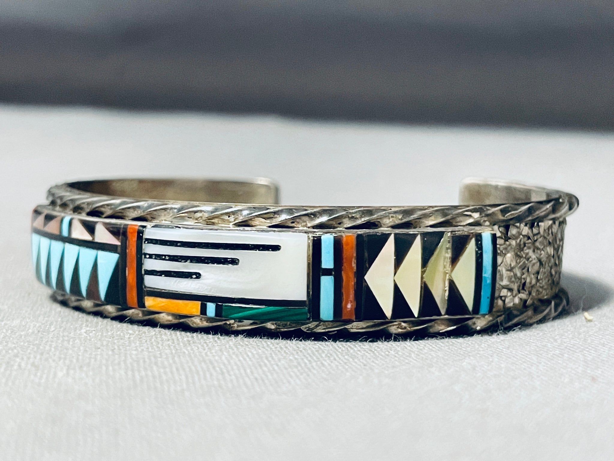 One Of The Most Intricate Vintage Native American Zuni Turquoise