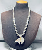 One Of The Best Vintage Native American Navajo Hand Tooled Sterling Silver Gold Necklace-Nativo Arts