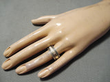 Amazing Vintage Native American Navajo 14k Gold Sterling Silver Ring-Nativo Arts