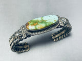 Al Jake Important Vintage Native American Navajo Royston Turquoise Sterling Silver Bracelet-Nativo Arts