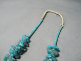 Tremendous Vintage Navajo Turquoise Necklace Old Native American-Nativo Arts