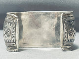 Native American Navajo Cowboy Vintage Native American Navajo Sterling Silver Gold Bracelet-Nativo Arts