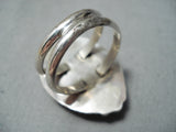 Marvelous Vintage Native American Navajo Royston Turquoise Sterling Silver Ring-Nativo Arts