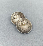 Noteworthy Vintage Native American Navajo Sterling Silver Earrings-Nativo Arts