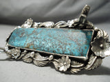 One Of The Biggest Craziest Native American Turquoise Sterling Silver Ring-Nativo Arts