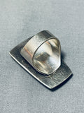 One Of The Best Vintage Native American Navajo Sugilite Inlay Sterling Silver Ring-Nativo Arts