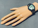 Museum Early Vintage Native American Navajo Royston Turquoise Sterling Silver Bracelet-Nativo Arts