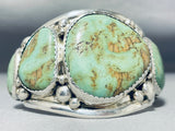 Monstrous Vintage Native American Navajo Royston Turquoise Sterloing Silver Bracelet-Nativo Arts