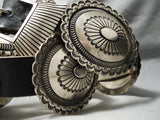 Important Huge Heavy Vintage Native American Navajo Sterling Silver Ernest Begay Concho Belt-Nativo Arts