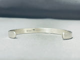 Exquisite Vintage Native American Navajo Sterling Silver And 14k Gold Bracelet Signed-Nativo Arts