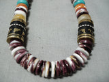 One Of The Best Authentic Vintage Native American Navajo Thomas Singer Sterling Silver Necklace-Nativo Arts