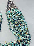 Important Rye Whitegoat Vintage Native American Navajo Turquoise Heishi Necklace-Nativo Arts