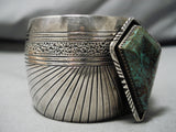 Important Sammy Graves Vintage Native American Navajo Royston Turquoise Sterling Silver Bracelet-Nativo Arts