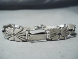 Amazing Vintage Navajo Sterling Silver Bracelet Native American Old-Nativo Arts