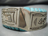 Amazing Vintage Navajo Turquoise Sterling Silver Native American Bracelet-Nativo Arts