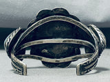 One Of The Best Vintage Native American Navajo Royston Turquoise Repoussed Bracelet-Nativo Arts