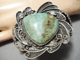 Newsworthy Vintage Native American Navajo Royston Turquoise Sterling Silver Bracelet Old-Nativo Arts