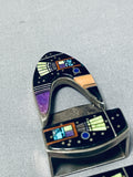 One Of The Most Intricate Vintage Native American Navajo Turquoise Sterling Silver Ranger Buckle-Nativo Arts