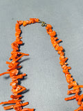 Native American Dynamic Vintage Santo Domingo Branch Coral Necklace-Nativo Arts