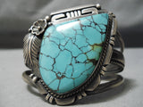 One Of The Best Vintage Native American Navajo Ray Bennett Turquoise Sterling Silver Bracelet-Nativo Arts
