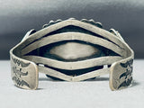 Very Vintage Old Deposit Vintage Native American Navajo #8 Turquoise Sterling Silver Bracelet-Nativo Arts