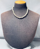 Incredible Vintage Native American Navajo Sterling Silver Necklace-Nativo Arts