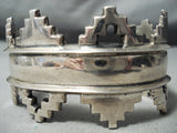 Tremendous Navajo Sterling Silver Bracelet Native American-Nativo Arts