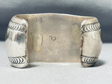 Important Vintage Native American Hopi Red Mountain Turquoise Sterling Silver Bracelet-Nativo Arts
