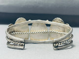 Native American Very Important Early 1900's Turquoise Earring Stone Sterling Silver Bracelet-Nativo Arts