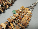 Native American Noteworthy Vintage Santo Domingo Coral Necklace-Nativo Arts