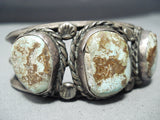 Quality Vintage Native American Navajo Royston Turquoise Sterling Silver Bracelet Old-Nativo Arts