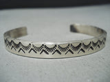 Impressive Navajo Sterling Silver Bracelet Native American-Nativo Arts