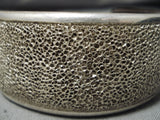 Important Vintage Hopi Art Batala Sterling Silver Native American Bracelet-Nativo Arts
