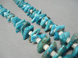 Quality Vintage Navajo Blue Turquoise Native American Jacla Necklace-Nativo Arts