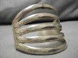 Tremendous Vintage Native American Navajo Simple Elegance Sterling Silver Bracelet-Nativo Arts
