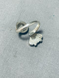One Of The Most Unique Ever Vintage Native American Zuni Turquoise Sterling Silver Ring-Nativo Arts
