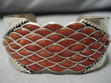 Striking Vintage Zuni Native American Sterling Silver Bracelet-Nativo Arts
