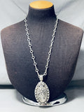 Important Ben Begaye (d.) Vintage Native American Navajo Sterling Silver Feather Necklace-Nativo Arts