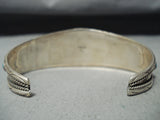 Incredible Vintage Native American Navajo Blue Turquoise Sterling Silver Bracelet-Nativo Arts